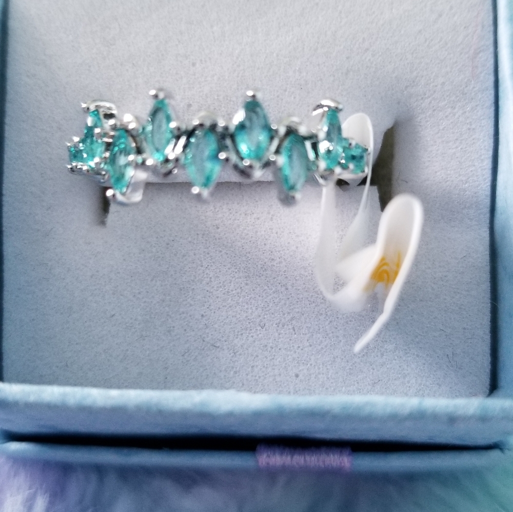 AQUAMARINE RING - Picture 6 of 6